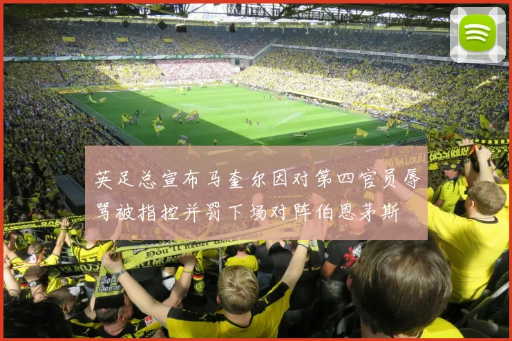 英足总宣布马奎尔因对第四官员辱骂被指控并罚下场对阵伯恩茅斯